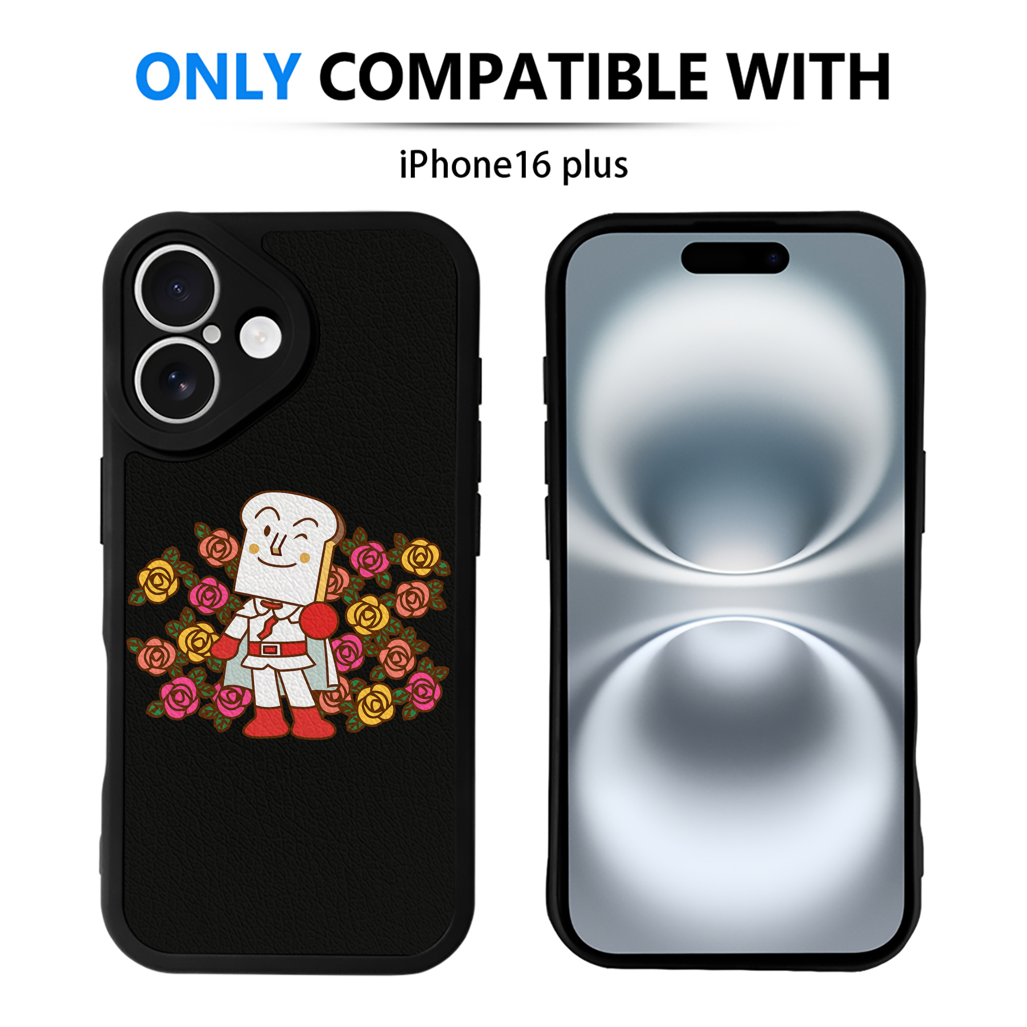 （画像用） アンパンマン Anpanman 【iPhone 16シリーズ対応】シリコンスマホケース（レザー調） 材質：シリコン